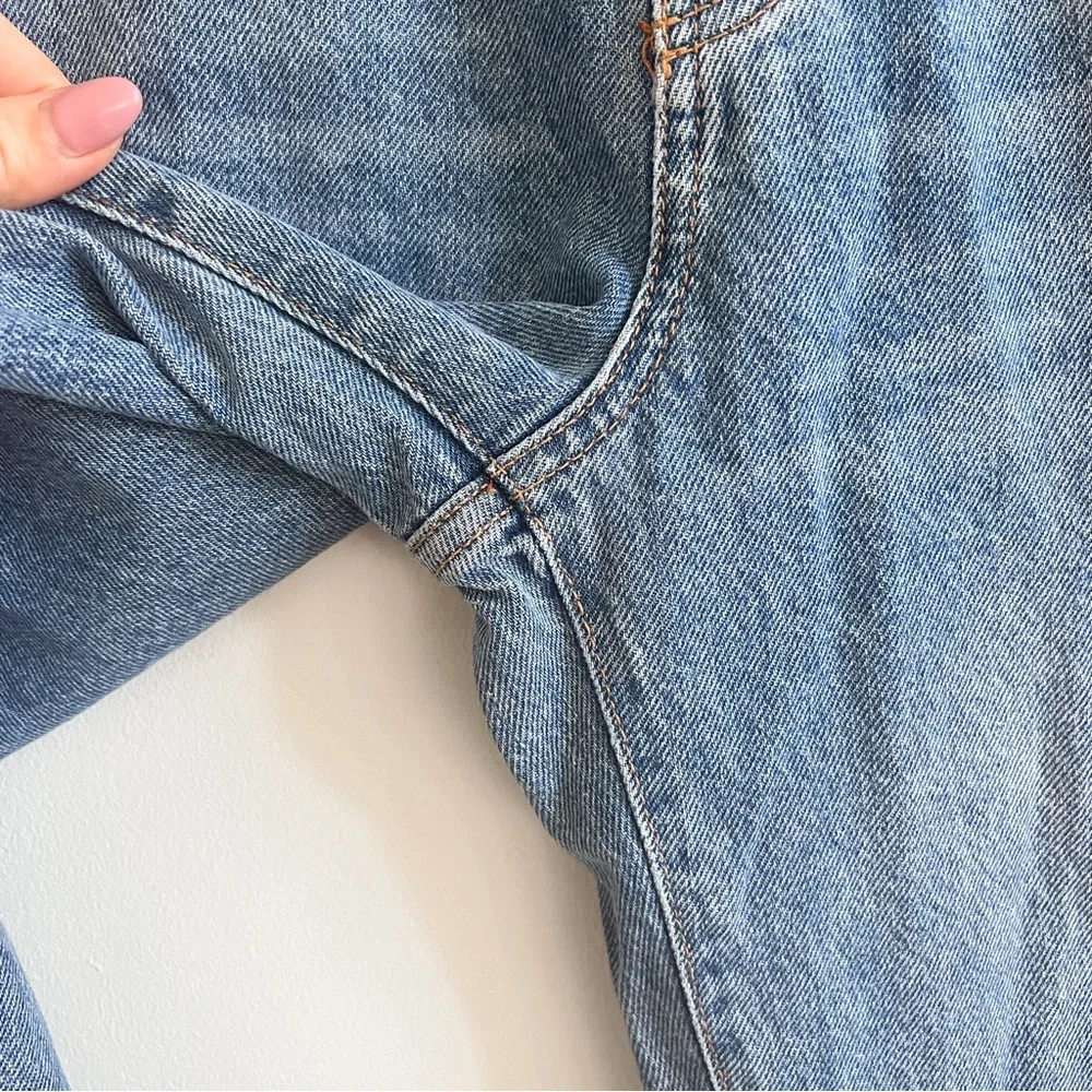 🏷️ SOLD •ZARA • Super High Rise Straight Leg Z1975 Jeans • 10 - Picture 10 of 15